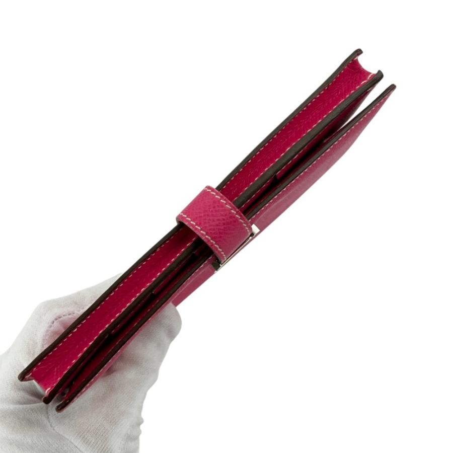 エルメス ■中古■ ベアンスフレ ウォレット 二つ折り 財布 長財布 エプソン ローズティリアン ピンク □Q刻 箱 【723230】5 |  | 04