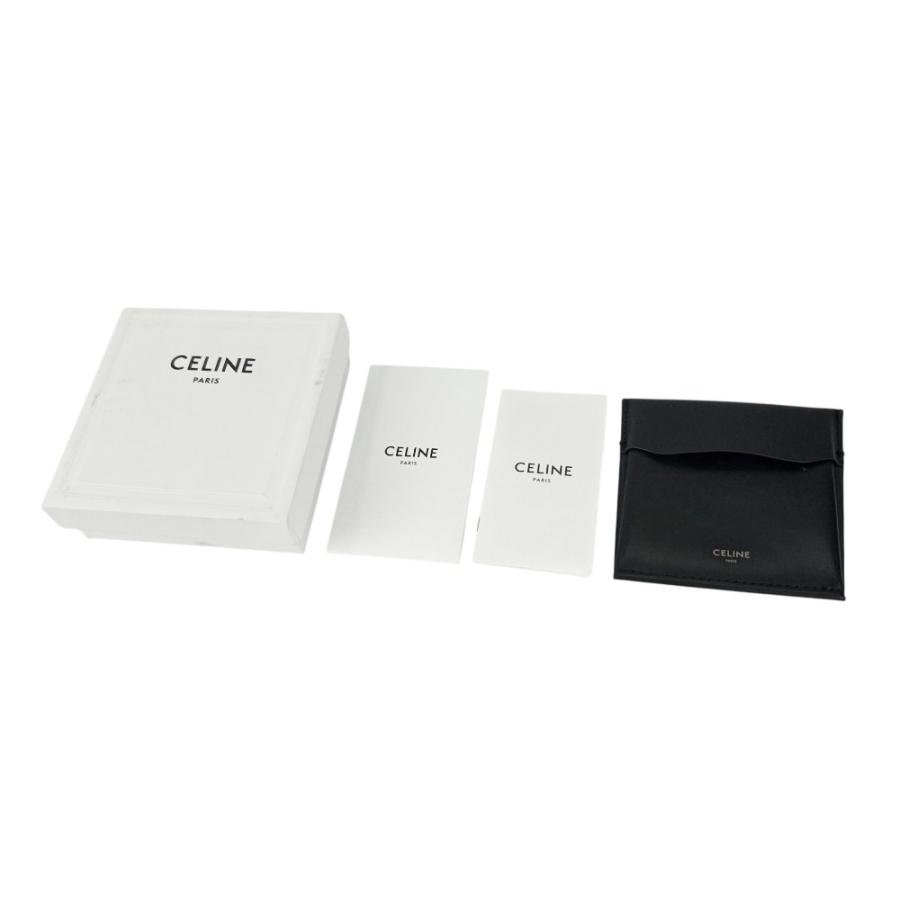 セリーヌ ■新同■ ノット スパークル フープ ピアス アクセサリー パヴェ SS シルバー 箱【723315】13 |  | 09