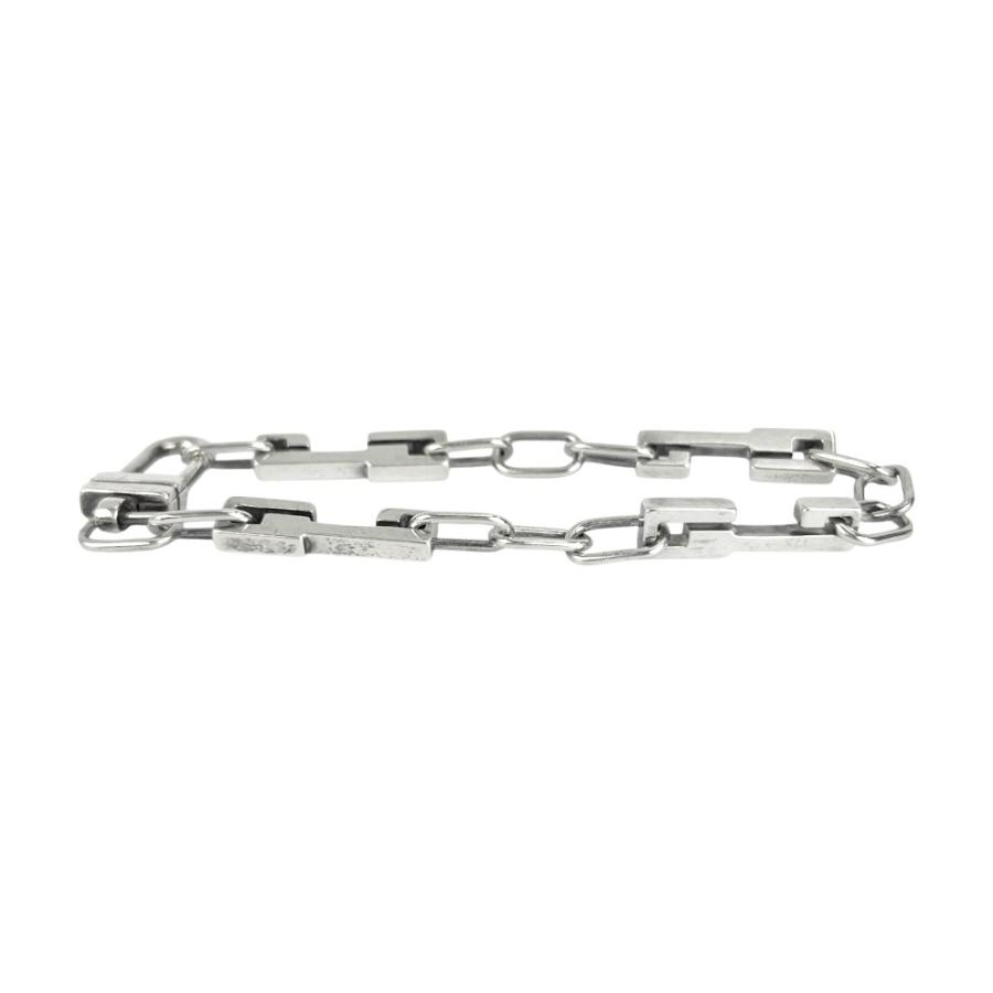 グッチ ■美品■ スクエア ブレスレット アクセサリー SV925 シルバー #17【724169】13 |  | 02