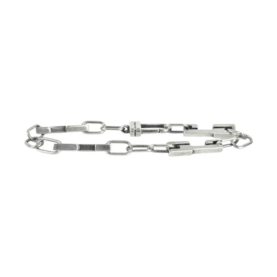 グッチ ■美品■ スクエア ブレスレット アクセサリー SV925 シルバー #17【724169】13 |  | 04