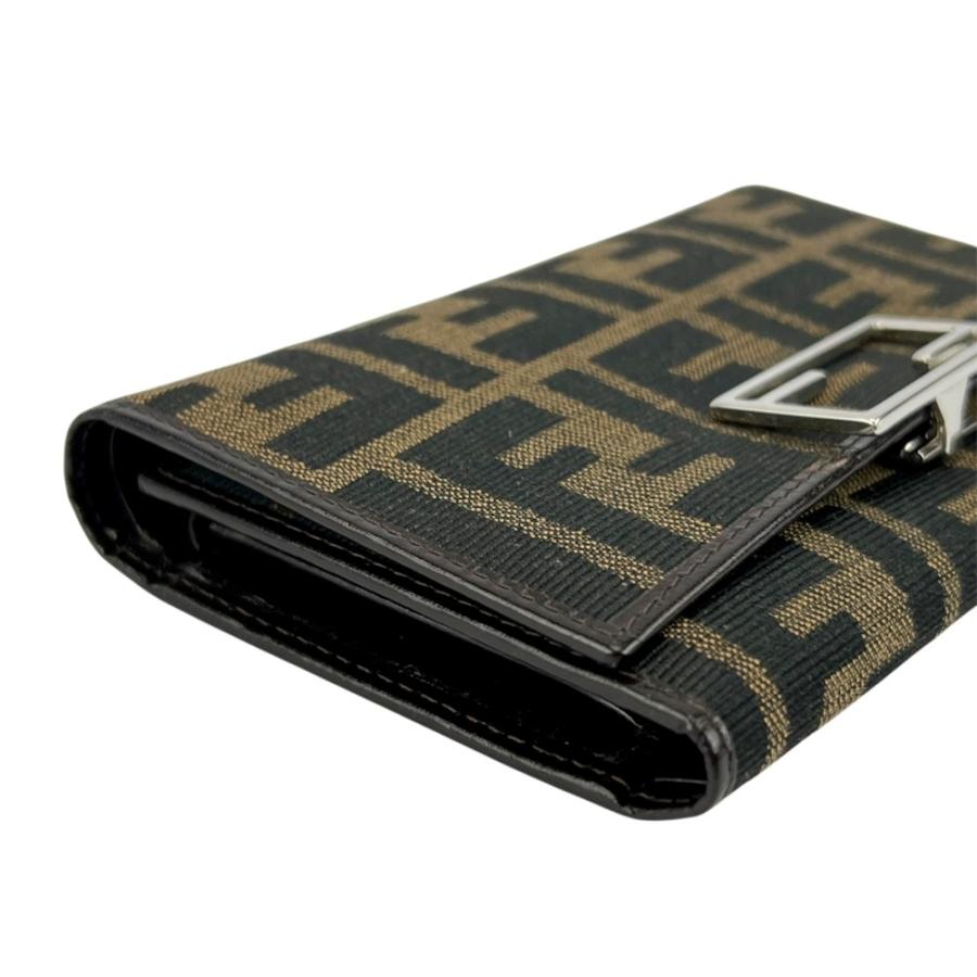 フェンディ ■新同■ ズッカ 三つ折り 財布 長財布 ウォレット レザー キャンバス 07-15829 【724824】5 |  | 02