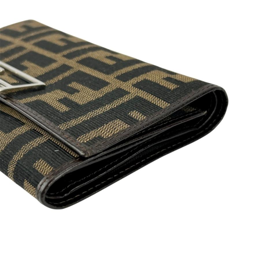 フェンディ ■新同■ ズッカ 三つ折り 財布 長財布 ウォレット レザー キャンバス 07-15829 【724824】5 |  | 03