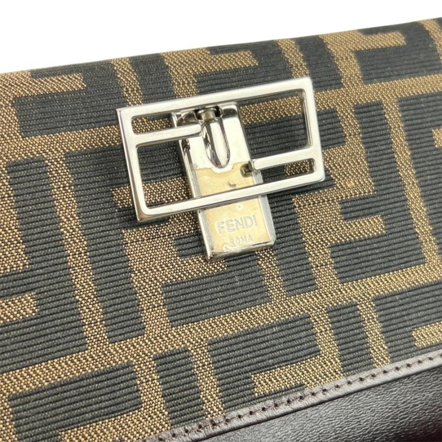 フェンディ ■新同■ ズッカ 三つ折り 財布 長財布 ウォレット レザー キャンバス 07-15829 【724824】5 |  | 09