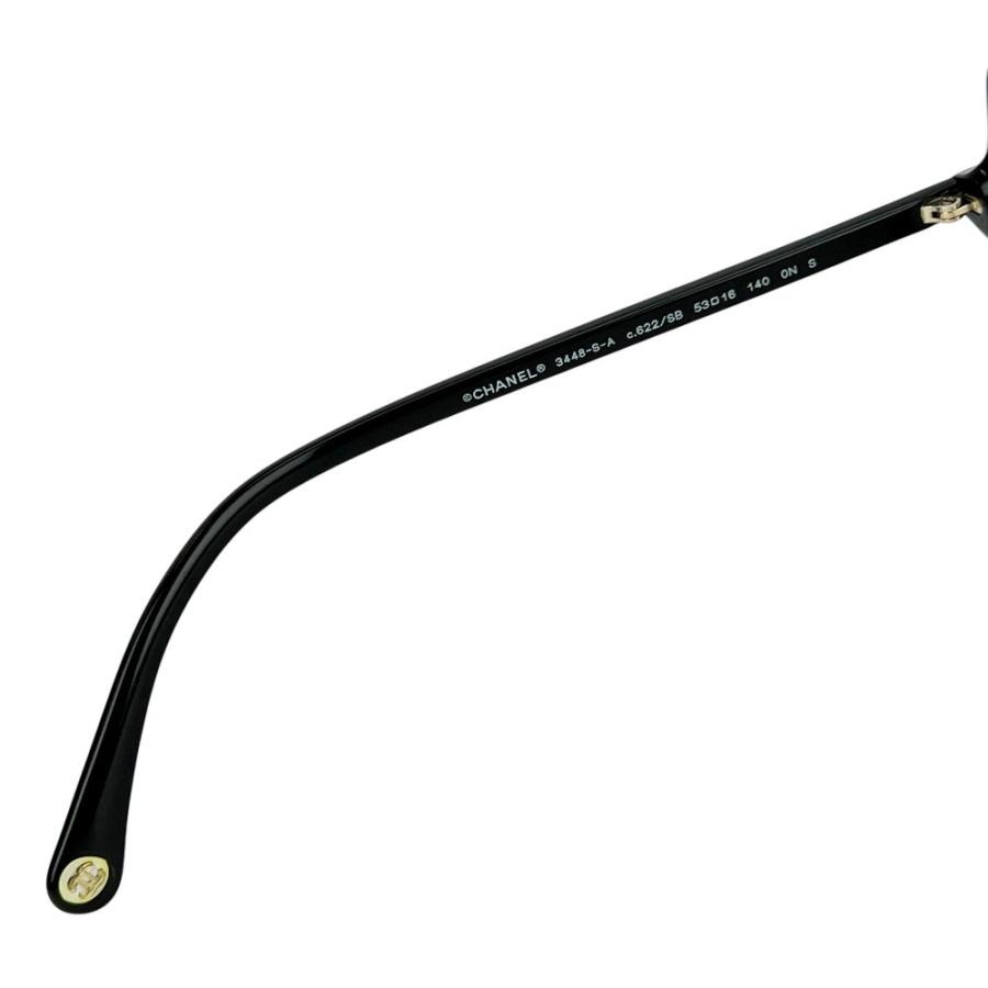 シャネル ■美品■ フルリムスクエア メガネ 黒縁 眼鏡 ブラック 箱【725708】13 |  | 05