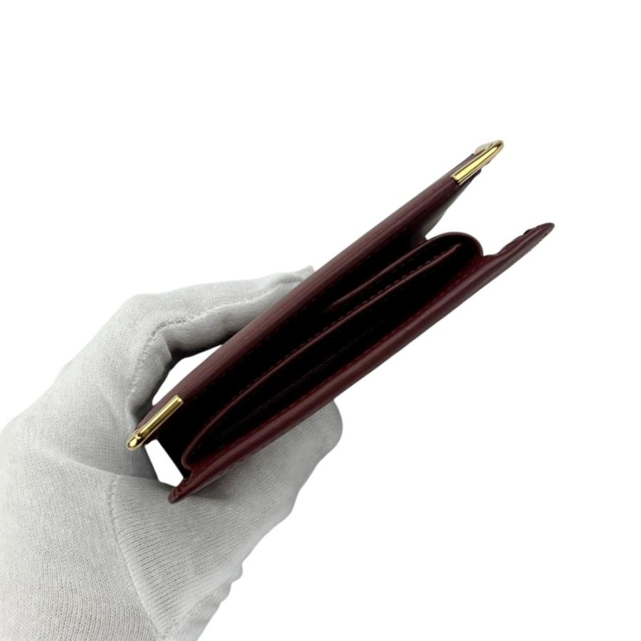 カルティエ ■未使用■ マストライン 二つ折り 財布 ウォレット レザー ボルドー L3000451 箱【725791】5 |  | 05