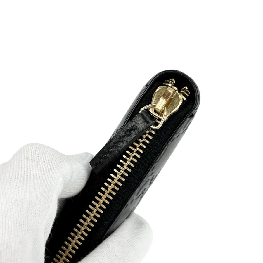 グッチ ■中古■ グッチシマ ラウンドファスナー 長財布 ウォレット レザー ブラック【726071】13 |  | 08