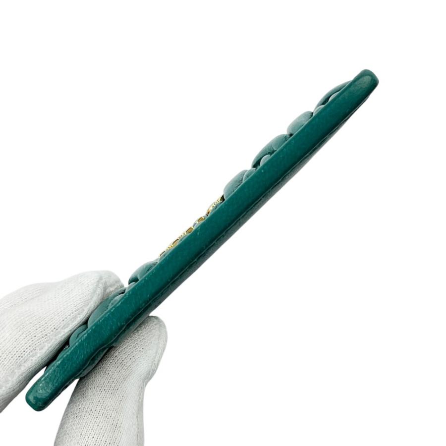 ミュウミュウ ■中古■ カード ケース 名刺入れ マテラッセ グリーン ゴールド 5MC076 箱 【726453】8 |  | 05
