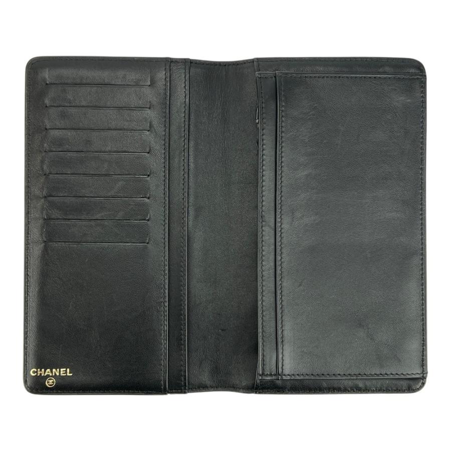 シャネル ■中古■ アイコンライン 二つ折り 長財布 ウォレット ラム ブラック A24216 【727382】5 |  | 06