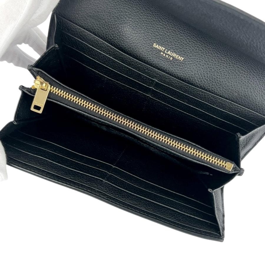 サンローラン ■新同■ 長財布 ウォレット レザー ブラック 箱【727559】13 |  | 05