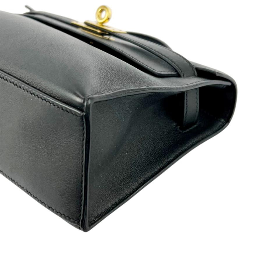 エルメス ■美品■ ポシェット ケリー ハンド ミニ バッグ スイフト GP ブラック Y刻 【733291】11 |  | 03