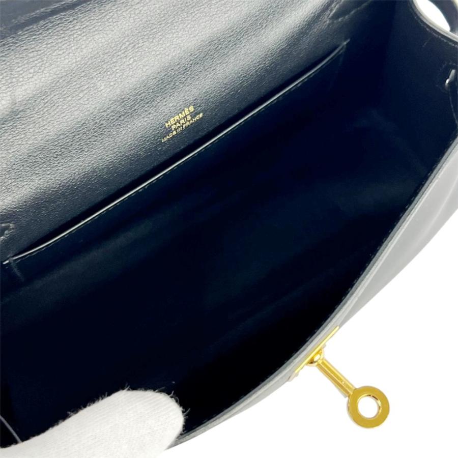 エルメス ■美品■ ポシェット ケリー ハンド ミニ バッグ スイフト GP ブラック Y刻 【733291】11 |  | 06