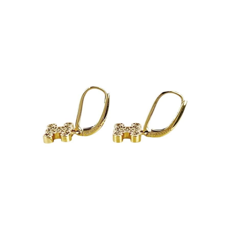 セリーヌ ■新同■現行品■ トリオンフ ピアス アクセサリー パヴェ GP ゴールド 箱【733413】13 |  | 01