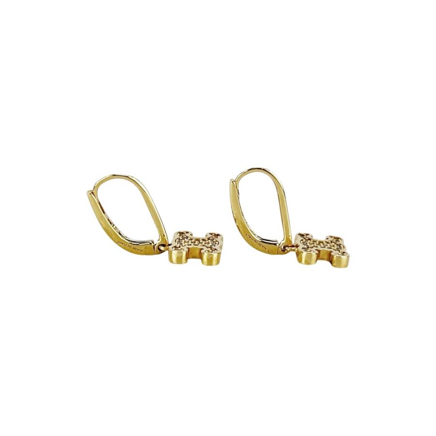 セリーヌ ■新同■現行品■ トリオンフ ピアス アクセサリー パヴェ GP ゴールド 箱【733413】13 |  | 02