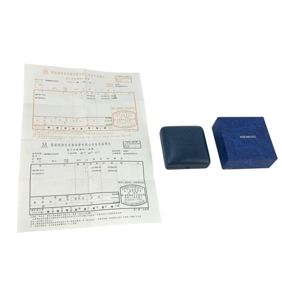 ミキモト ■中古■ ネックレス アクセサリー パール ダイヤ WG750 ホワイトゴールド 5.3g 箱【733765】8 |  | 09