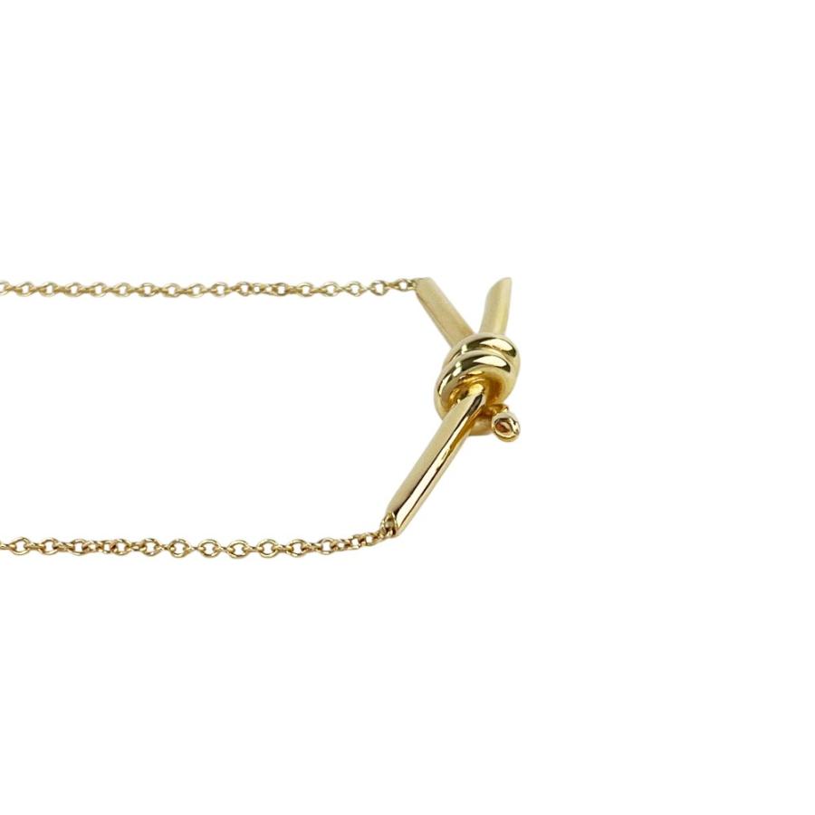 ティファニー ■新同■ ノット ペンダント ネックレス アクセサリー K18 PG750 ピンクゴールド 7.8g 【734359】8 |  | 04