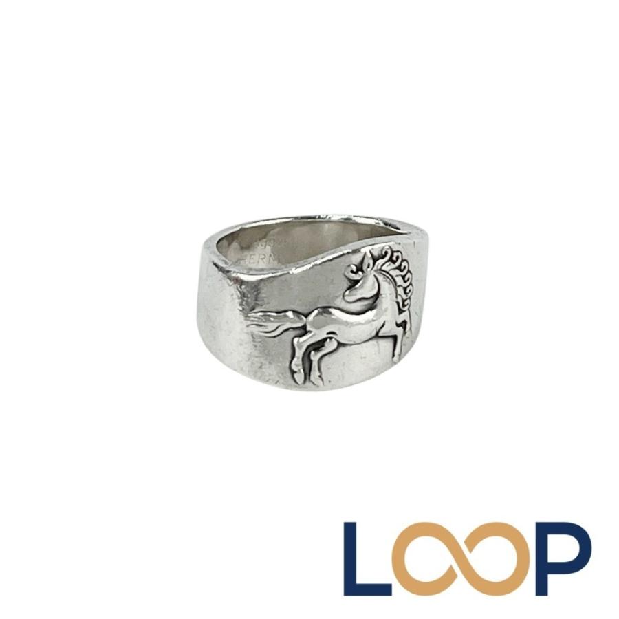 エルメス ■中古■ ギャロップ ホース リング 指輪 アクセサリー SV925 シルバー ＃59 【736117】8 | 