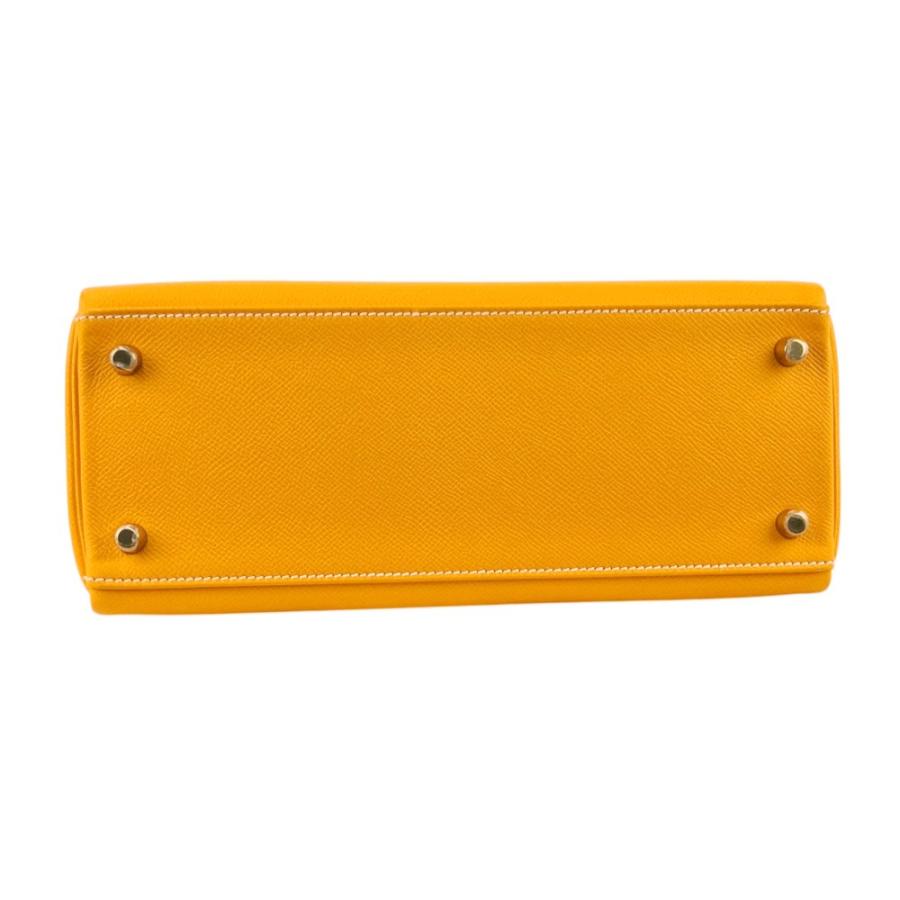 エルメス ■美品■  キャンディ ケリー28 2WAY ハンド ショルダー バッグ エプソン GP ジョーヌドール マンゴー □Q刻 【736544】5 |  | 04