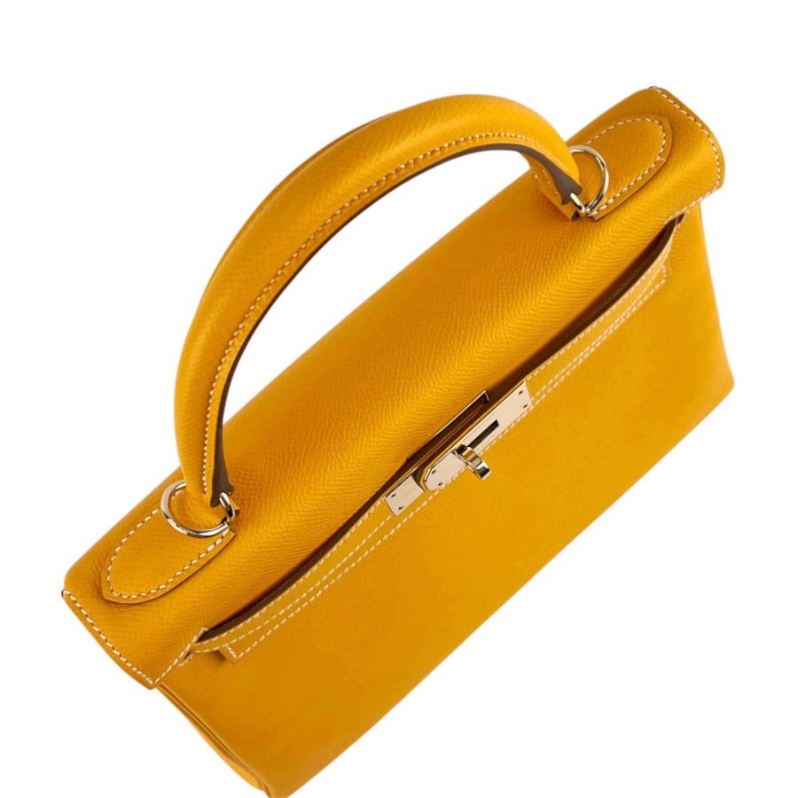 エルメス ■美品■  キャンディ ケリー28 2WAY ハンド ショルダー バッグ エプソン GP ジョーヌドール マンゴー □Q刻 【736544】5 |  | 05