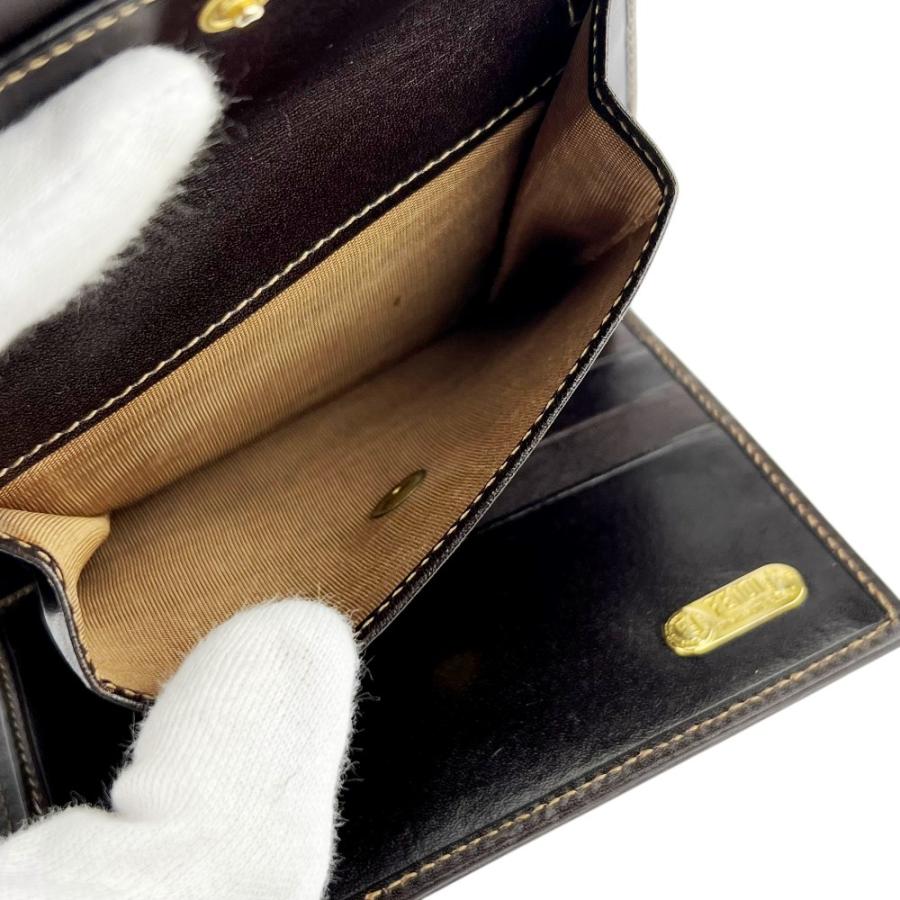 フェンディ ■美品■ ズッカ 三つ折り 財布 ウォレット 小銭入れ 札入れ レザー キャンバス ブラウン 30729 【736919】5 |  | 07