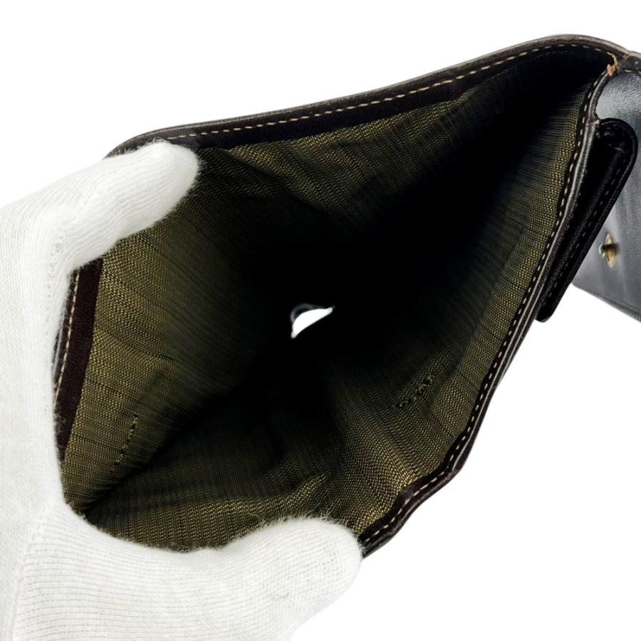 フェンディ ■美品■ ズッカ 三つ折り 財布 ウォレット 小銭入れ 札入れ レザー キャンバス ブラウン 30729 【736919】5 |  | 08