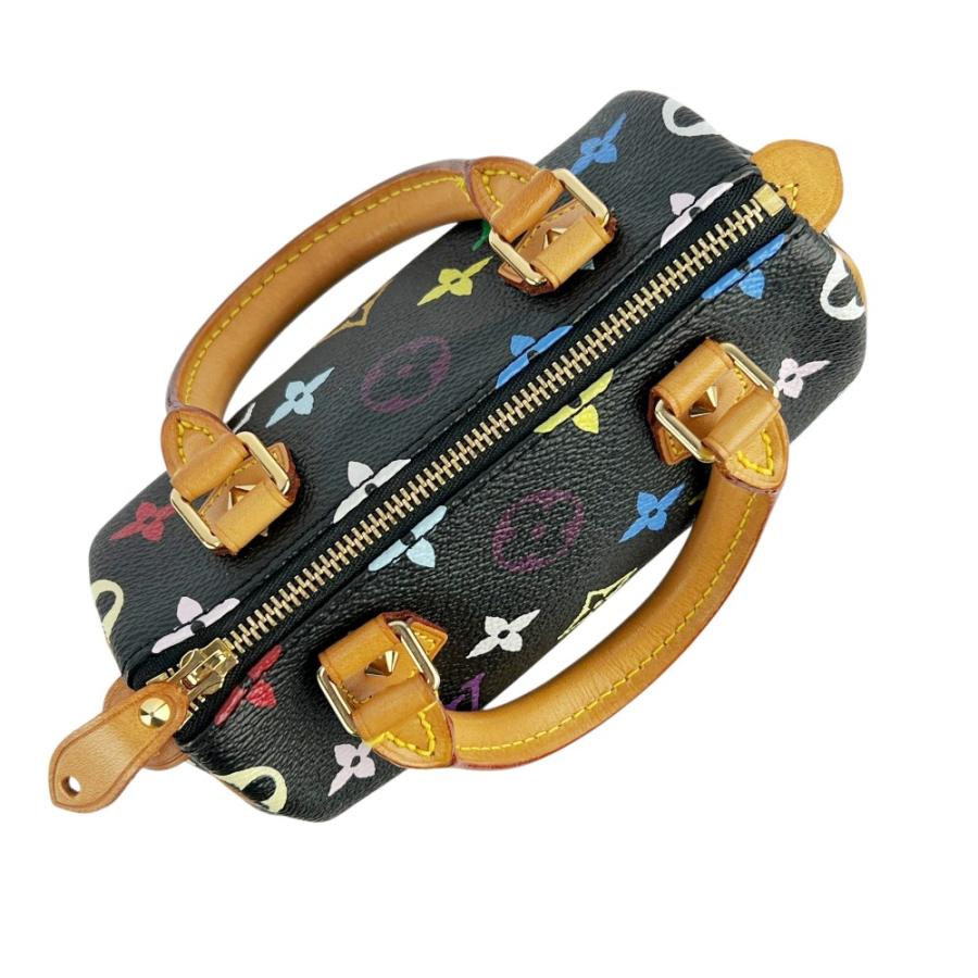 ルイヴィトン ■美品■ ミニスピーディ ボストン ハンド バッグ カバン ポーチ ストラップなし マルチカラー ブラック M92644 【737008】5 |  | 05