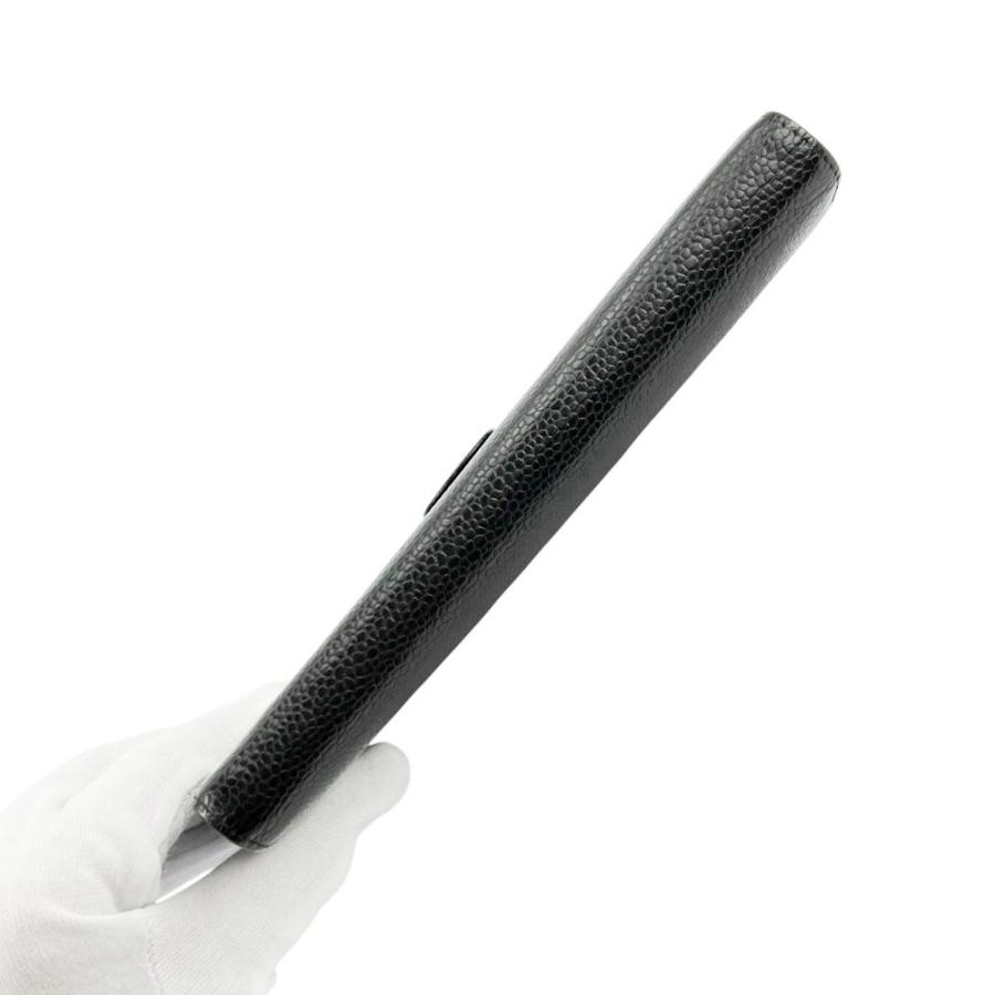 シャネル ■中古■ ココマーク 二つ折り がま口 長財布 ウォレット キャビアスキン ブラック 箱【737060】13 |  | 04