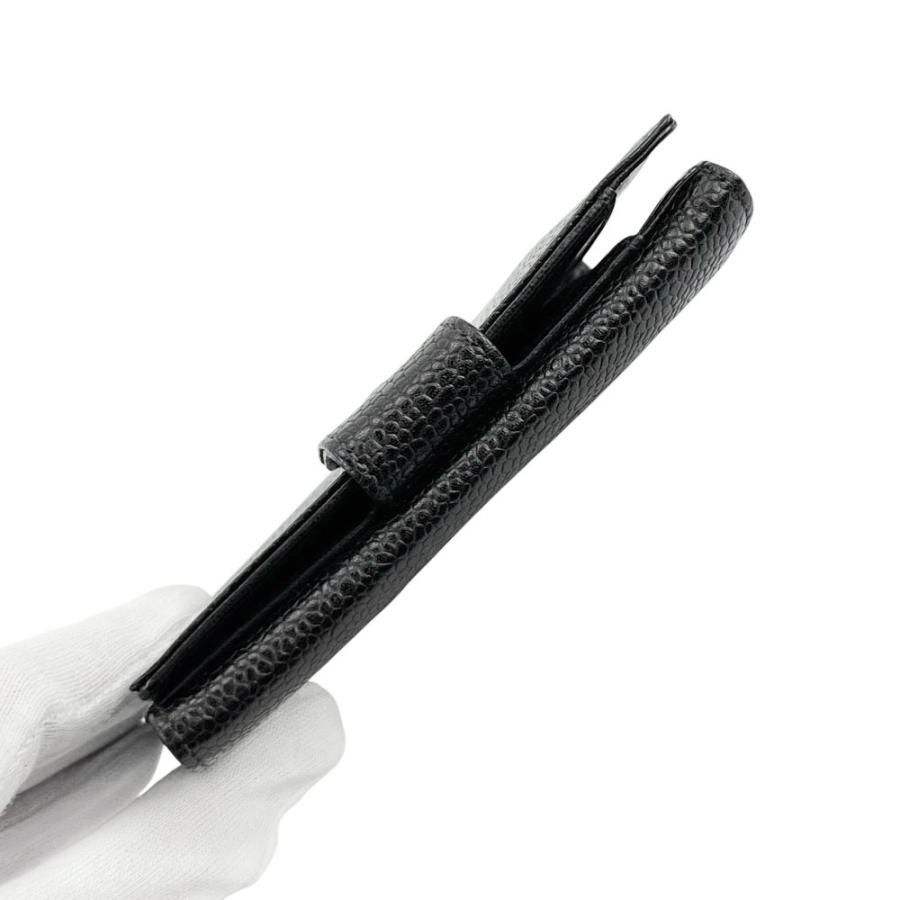 シャネル ■中古■ ココマーク コンパクト ウォレット 二つ折り 財布 キャビアスキン ブラック 箱【737299】13 |  | 03
