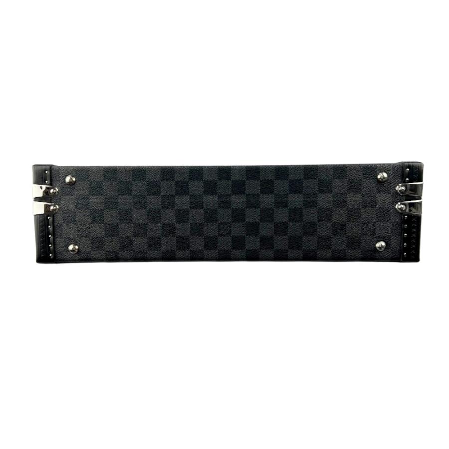 ルイヴィトン ■新同■ プレジデント トランク ケース トラベル バッグ ダミエ グラフィット ブラック N48190 【738227】5 |  | 03