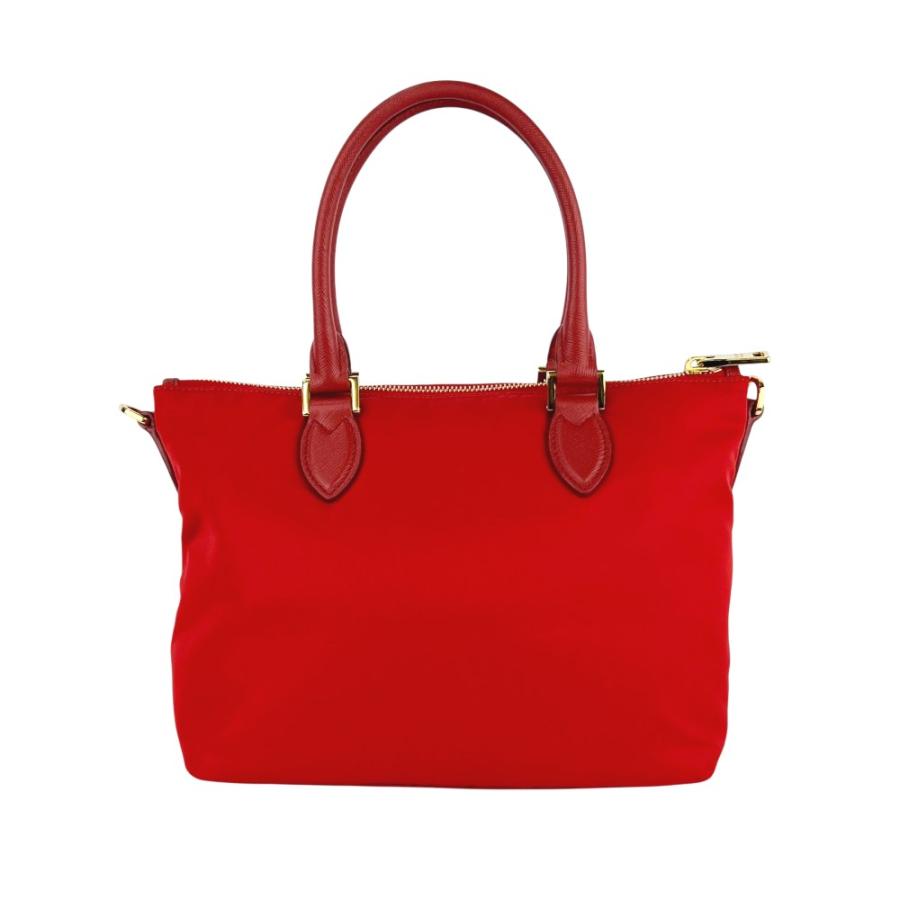 プラダ ■美品■ プラダ 2WAY ハンド ショルダー バッグ テスート サフィアーノ レッド ゴールド 1BA275 【740466】5 |  | 01