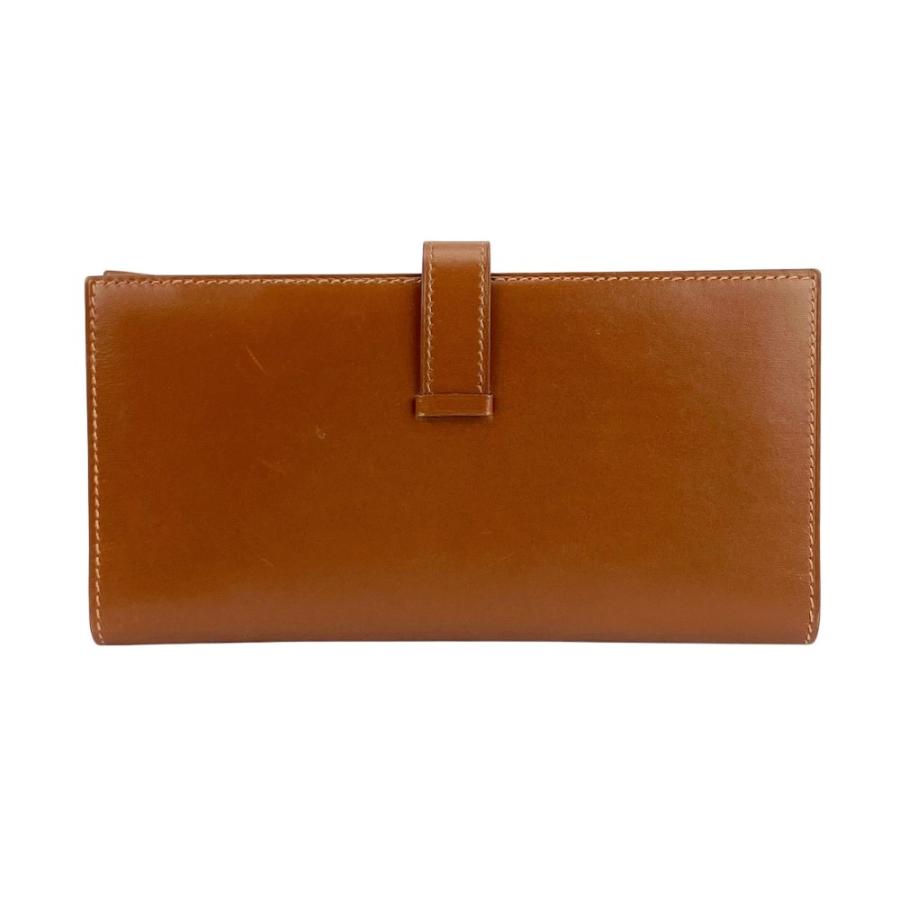 エルメス ■美品■ヴィンテージ■ ベアンクラシック 長財布 ウォレット ボックスカーフ SS ブラウン シルバー □F刻 【740657】5 |  | 01