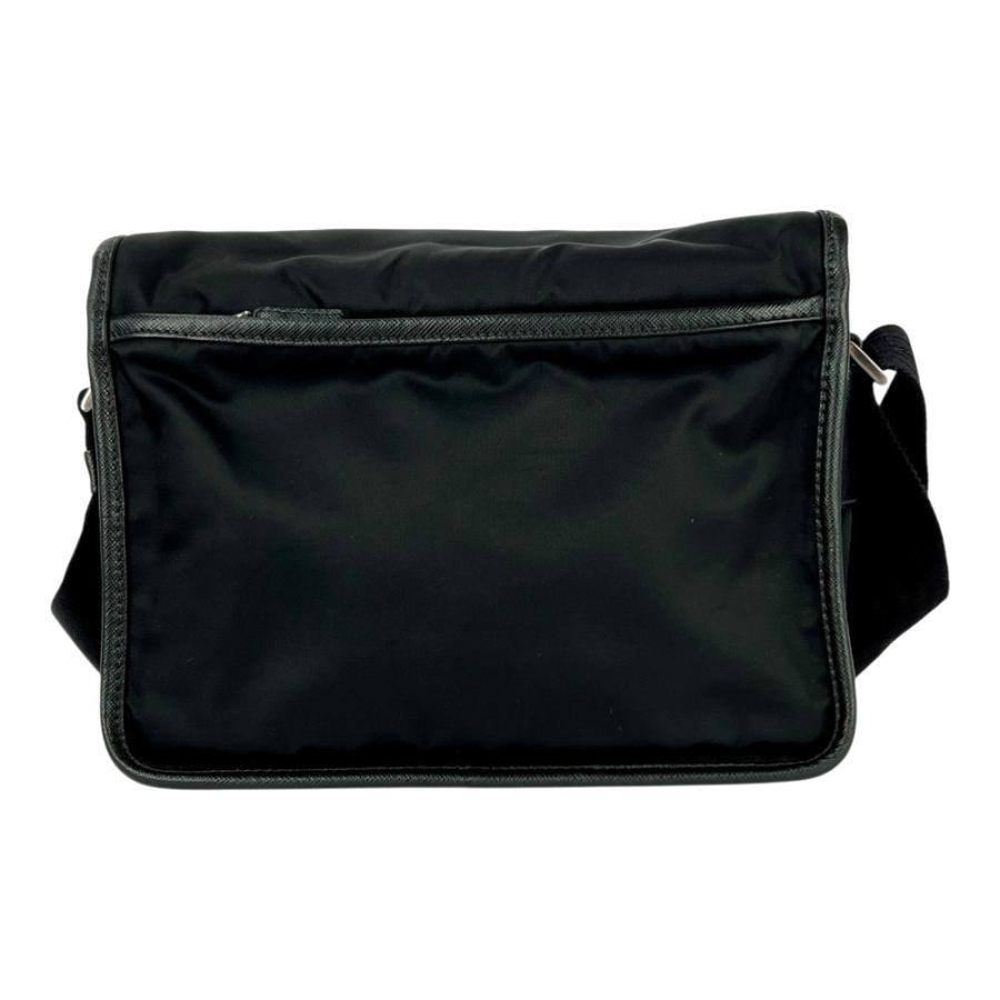 プラダ ■美品■現行品■ ショルダー バッグ サフィアーノ ナイロン ブラック シルバー 2VD769 【740688】8 |  | 01