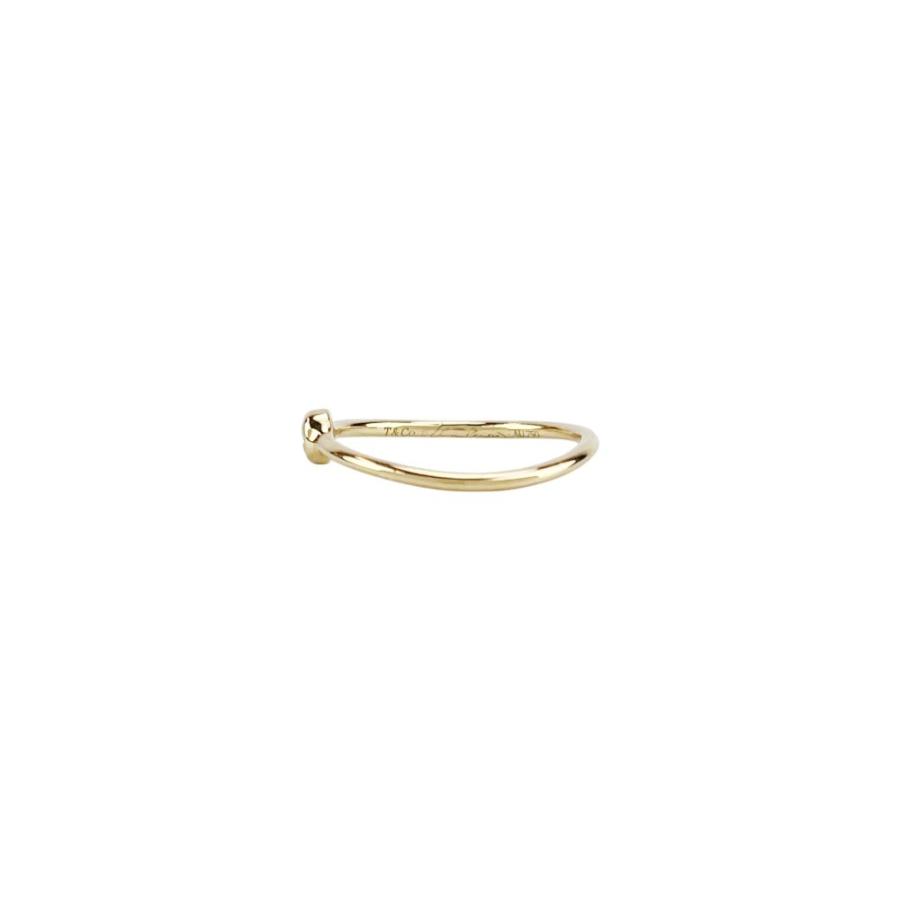 ティファニー ■新同■ ウェーブ シングルロウ ダイヤモンド リング 指輪 アクセサリー K18 PG750 ピンクゴールド 0.8g #5.5【740763】13 |  | 01