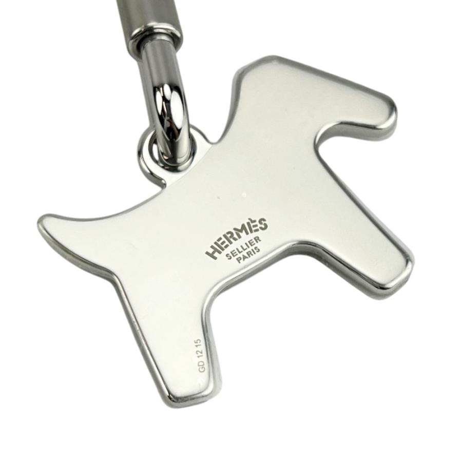 エルメス ■未使用■ オードッグ 犬用 メダル チャーム ペット アクセサリー SS シルバー ブルーサテュレ 箱【741838】5 |  | 08
