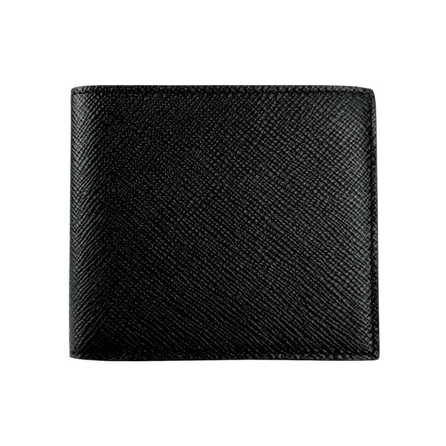 スマイソン ■新品■ 二つ折り 財布 ウォレット レザー ブラック 箱【743818】13 |  | 01
