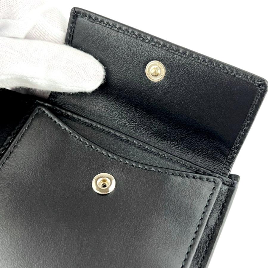 スマイソン ■新品■ 二つ折り 財布 ウォレット レザー ブラック 箱【743818】13 |  | 07