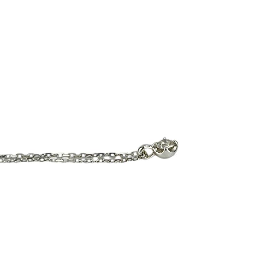ヨンドシー ■美品■ ネックレス 一粒ダイヤ アクセサリー K10 1PD WG 約1g 箱 【745089】11 |  | 03