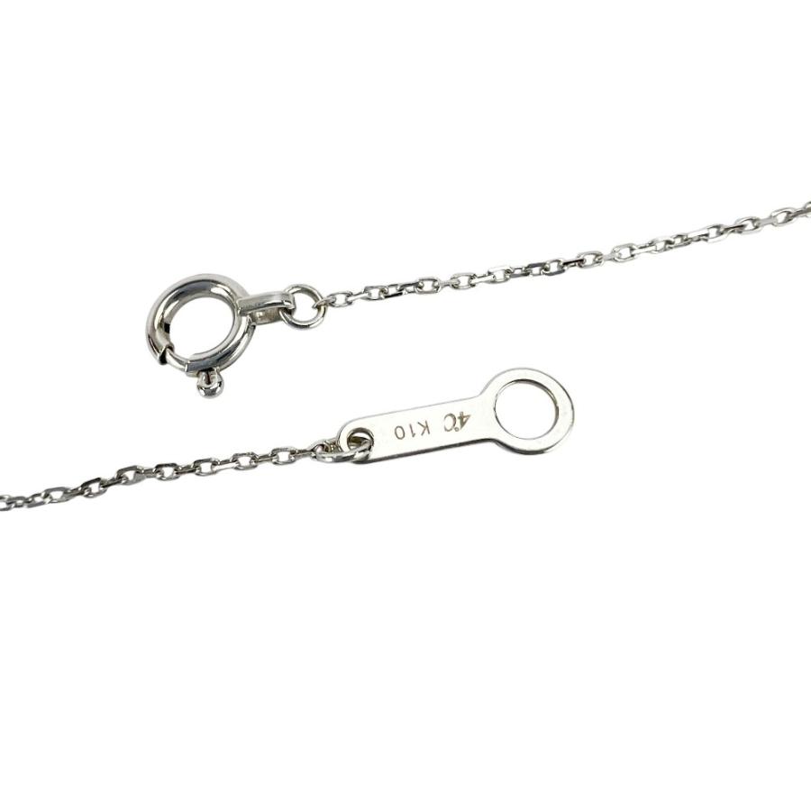 ヨンドシー ■美品■ ネックレス 一粒ダイヤ アクセサリー K10 1PD WG 約1g 箱 【745089】11 |  | 07
