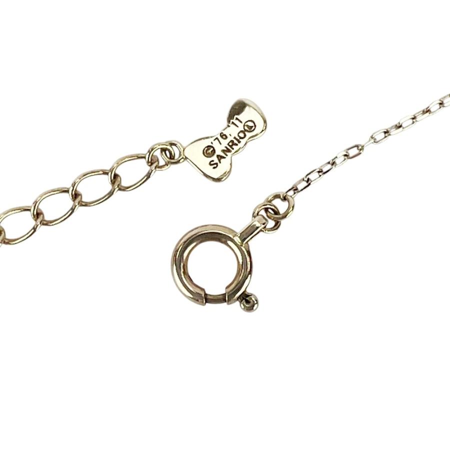 サマンサシルヴァ ■美品■ サンリオ ネックレス リボン アクセサリー K7 赤石 YG 約0.9g 【745102】11 |  | 06