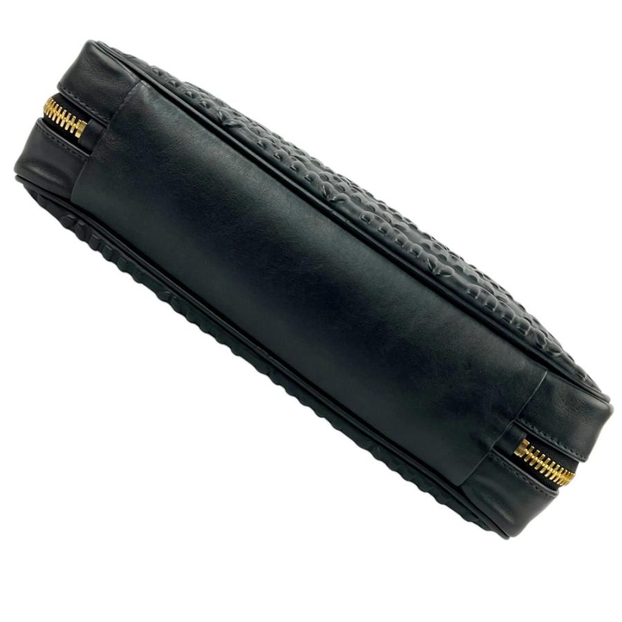 ミュウミュウ ■美品■ ロゴ 2WAY  チェーン ショルダー バッグ カバン ソフティーロゴ レザー ブラック NERO 5BB113 【745300】5 |  | 04