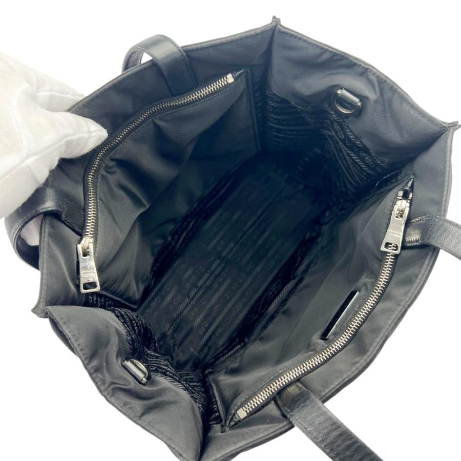 プラダ ■中古■ 2WAY ショルダー トート バッグ カバン ナイロン テスート ナッパレザー ブラック NERO 1BG426 【745393】5 |  | 05