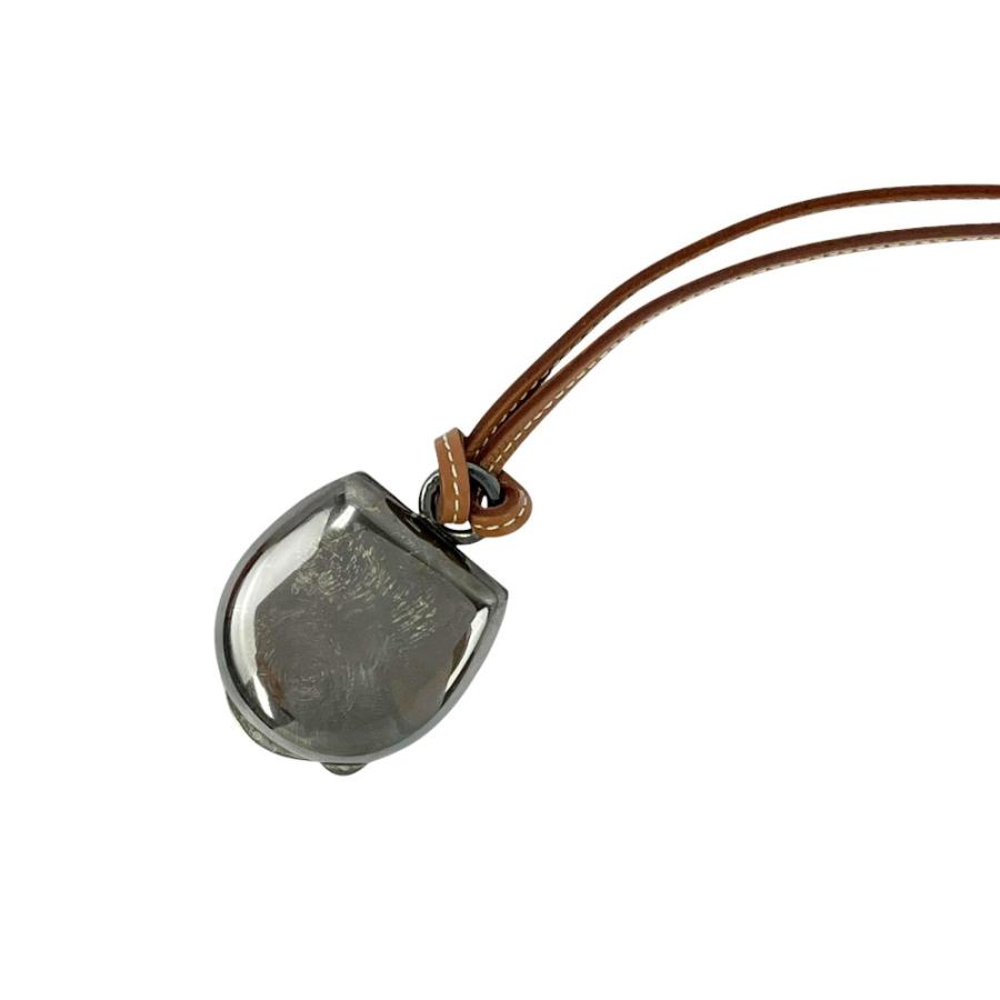 エルメス ■美品■ ピルケース ペンダント ネックレス アクセサリー SV925 ラニエール シルバー ブラウン 箱 【745546】8 |  | 01