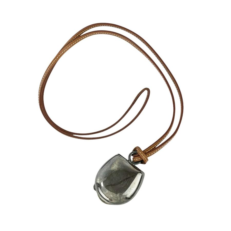 エルメス ■美品■ ピルケース ペンダント ネックレス アクセサリー SV925 ラニエール シルバー ブラウン 箱 【745546】8 |  | 07