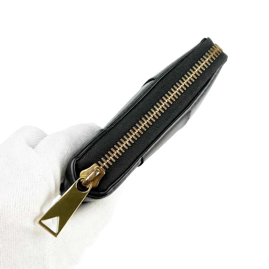 ボッテガヴェネタ ■中古■ マキシイントレチャート ラウンドジップ 二つ折り 財布 ウォレット レザー ブラック 箱【746079】13 |  | 04