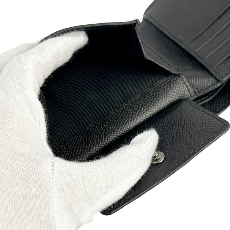 コーチ ■美品■ 二つ折り 財布 コンパクト ウォレット レザー ブラック 【747687】11 |  | 07