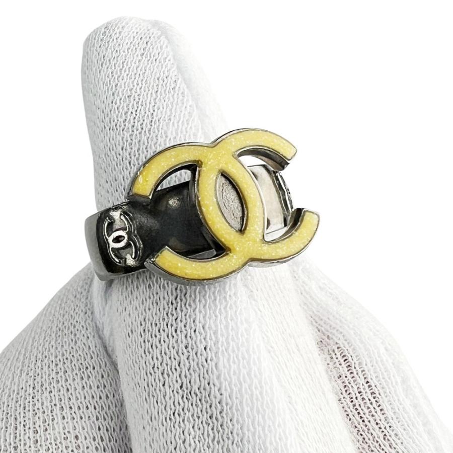 シャネル ■中古■ ココマーク リング 指輪 アクセサリー SS イエロー シルバー 07A #13 【748394】11 |  | 08