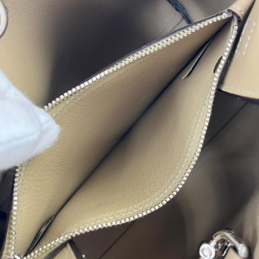 トッズ ■新同■ Tタイムレス 2WAY ショルダー ハンド バッグ レザー ベージュ シルバー 【748936】8 |  | 07