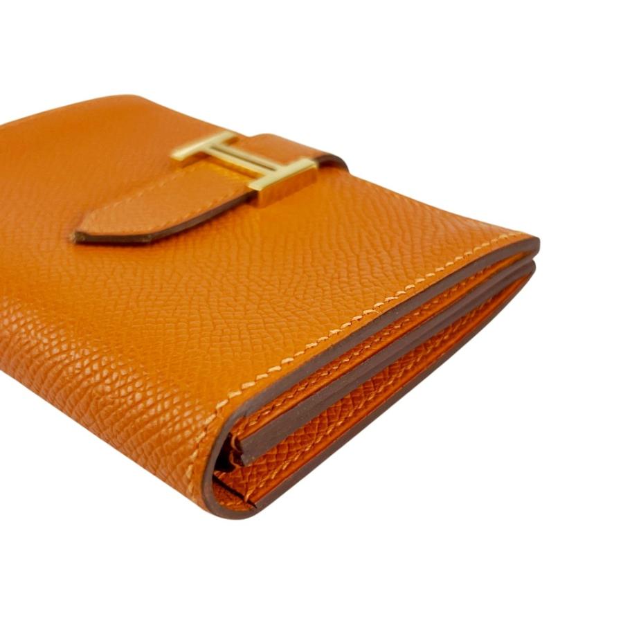エルメス ■美品■ ベアンミニ カード ケース 名刺入れ パスケース エプソン オレンジ □M刻 箱 【751691】5 |  | 03