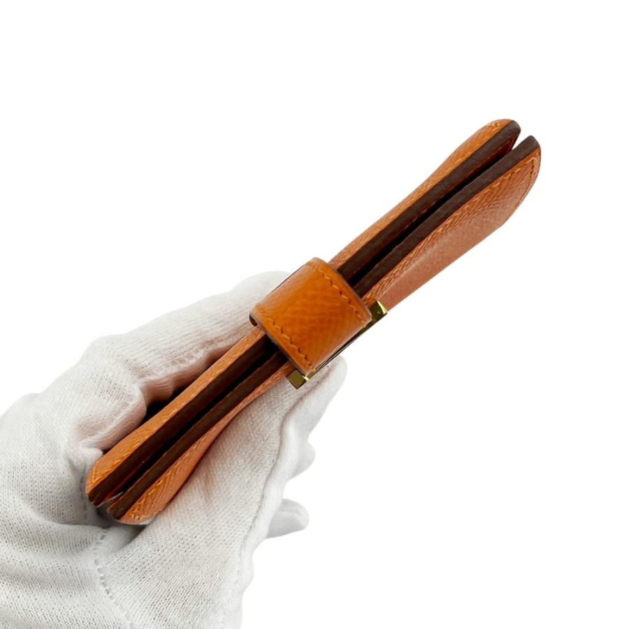 エルメス ■美品■ ベアンミニ カード ケース 名刺入れ パスケース エプソン オレンジ □M刻 箱 【751691】5 |  | 04