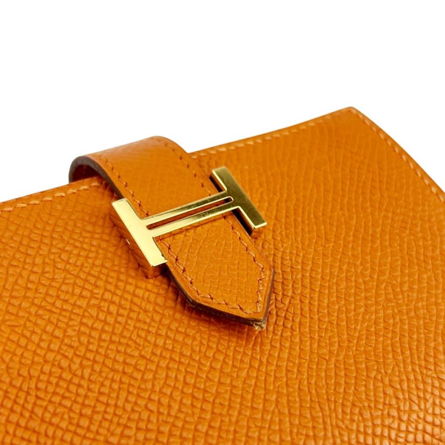 エルメス ■美品■ ベアンミニ カード ケース 名刺入れ パスケース エプソン オレンジ □M刻 箱 【751691】5 |  | 08