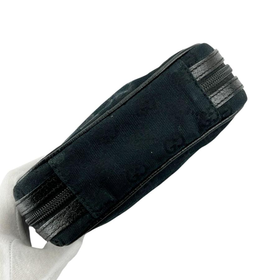 グッチ ■中古■ ポーチ 小物入れ コスメポーチ 化粧 GGキャンバス ブラック 153129 【754777】5 |  | 05